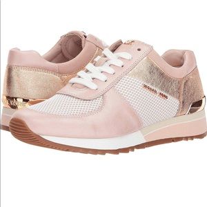 Michael Kors Soft Pink Allie Trainers